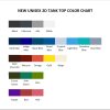 tank top color chart - Devilman Store