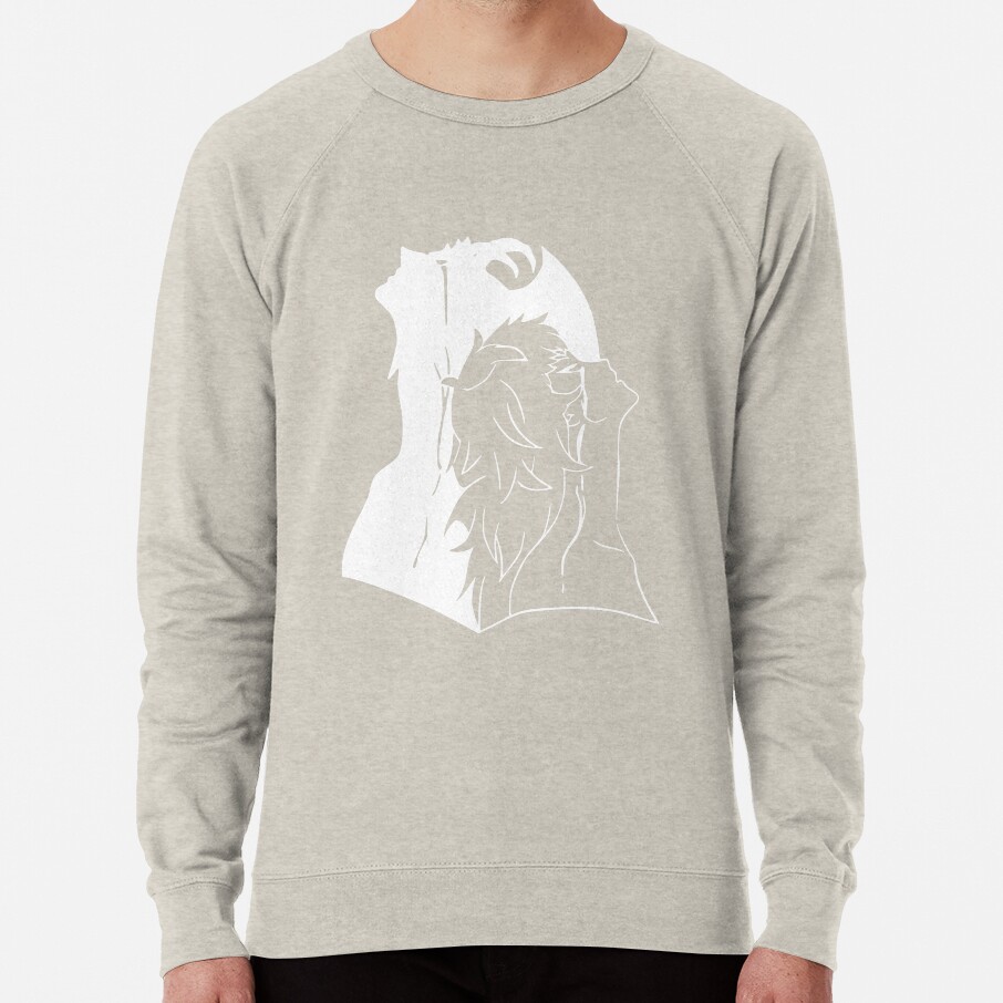 Devilman Crybaby White Classic Sweatshirt - Image 4