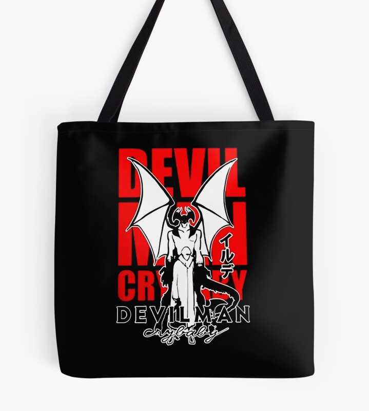 Hot Devilman Crybaby Anime Tote Bag